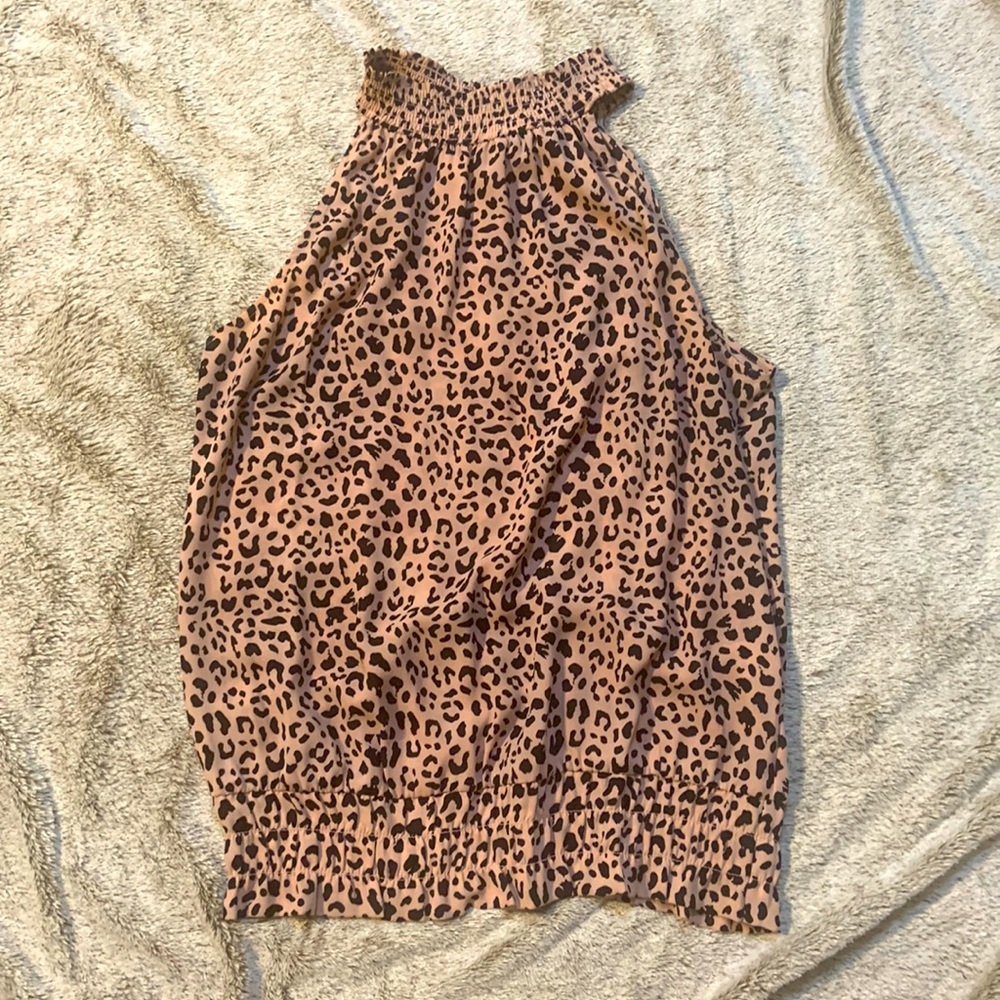 Beautiful animal print sleeveless top perfect condition